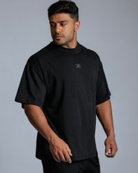 CAMISETA HIGH OVERSIZED NEW SIGN PRETA
