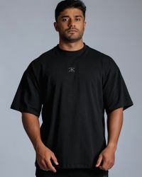 CAMISETA HIGH OVERSIZED NEW SIGN PRETA