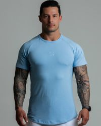 CAMISETA RAGLAN NEW SIGN AZUL