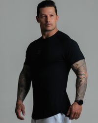 CAMISETA RAGLAN NEW SIGN PRETA