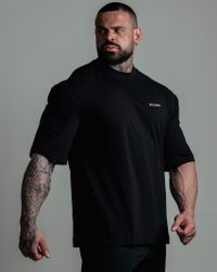 CAMISETA OVERSIZED HERITAGE PRETA