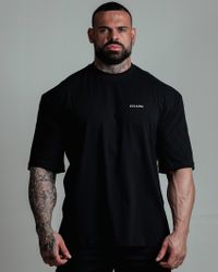 CAMISETA OVERSIZED HERITAGE PRETA