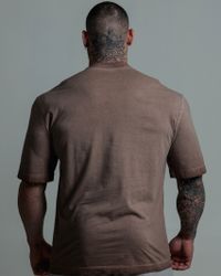 CAMISETA OVERSIZED ONE MARROM