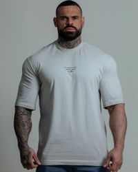 CAMISETA OVERSIZED STRIVE CINZA