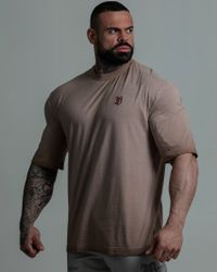 CAMISETA OVERSIZED BK MARROM