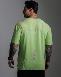 CAMISETA RUNNING TEAM VERDE NEON