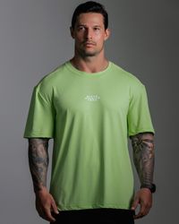 CAMISETA RUNNING TEAM VERDE NEON