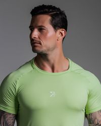 CAMISETA RUN VERDE NEON