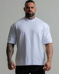 CAMISETA OVERSIZED STRENGTH BRANCA
