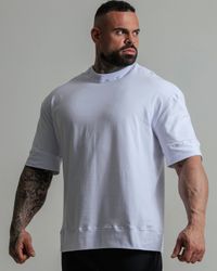 CAMISETA OVERSIZED STRENGTH BRANCA