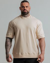 CAMISETA OVERSIZED STRENGTH BEGE