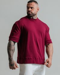 CAMISETA OVERSIZED STRENGTH BORDÔ
