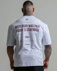 CAMISETA OVERSIZED BROTHERHOOD BRANCA