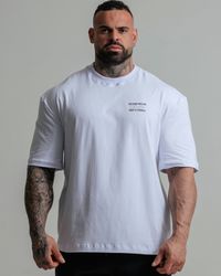 CAMISETA OVERSIZED BROTHERHOOD BRANCA
