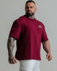 CAMISETA OVERSIZED BROTHERHOOD BORDÔ