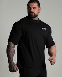 CAMISETA OVERSIZED HUSTLE II PRETA