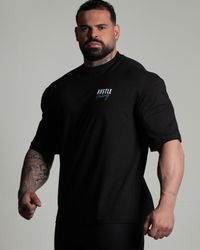 CAMISETA OVERSIZED HUSTLE II PRETA