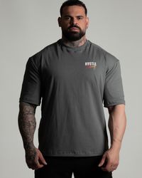 CAMISETA OVERSIZED HUSTLE II CHUMBO