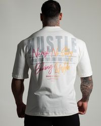 CAMISETA OVERSIZED HUSTLE II OFF