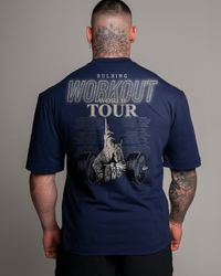 CAMISETA OVERSIZED WORKOUT MARINHO