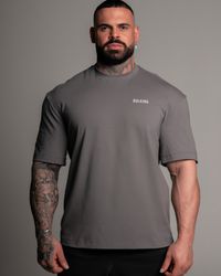 CAMISETA OVERSIZED FLY BREAK CINZA