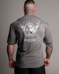 CAMISETA OVERSIZED FLY BREAK CINZA