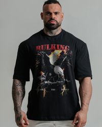 CAMISETA OVERSIZED EAGLE PRETA