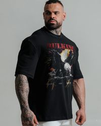 CAMISETA OVERSIZED EAGLE PRETA