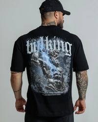 CAMISETA OVERSIZED ZEUS PRETA