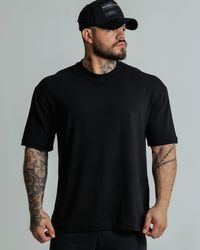 CAMISETA OVERSIZED ZEUS PRETA