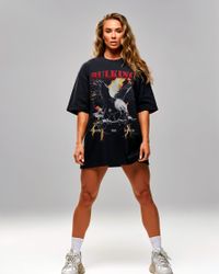 CAMISETA OVERSIZED EAGLE PRETA