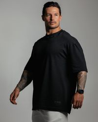 CAMISETA OVERSIZED PORTIER PRETA