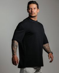 CAMISETA OVERSIZED PORTIER PRETA