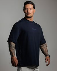 CAMISETA OVERSIZED LIVE MARINHO