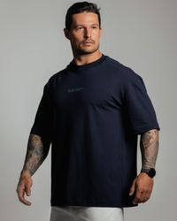 CAMISETA OVERSIZED LIVE MARINHO
