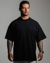 CAMISETA HIGH OVERSIZED UNITY PRETA