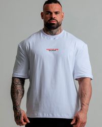 CAMISETA OVERSIZED ANIME IRON BRANCA