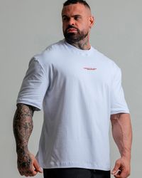 CAMISETA OVERSIZED ANIME IRON BRANCA