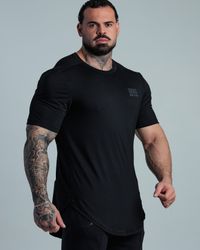 CAMISETA LONGLINE BULKING PRETA