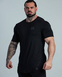 CAMISETA LONGLINE BULKING PRETA