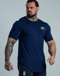 CAMISETA LONGLINE BULKING MARINHO