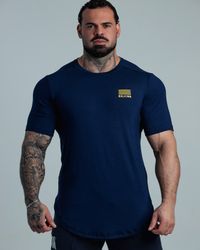 CAMISETA LONGLINE BULKING MARINHO
