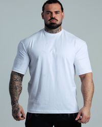 CAMISETA OVERSIZED NO EXCUSES BRANCA