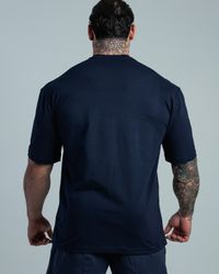 CAMISETA OVERSIZED BASIC MARINHO