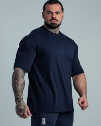 CAMISETA OVERSIZED BASIC MARINHO
