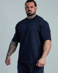 CAMISETA OVERSIZED BASIC MARINHO