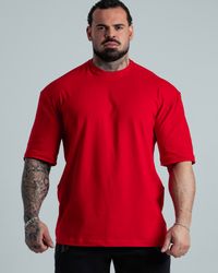 CAMISETA OVERSIZED BASIC VERMELHA