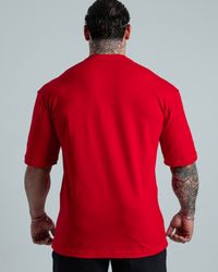 CAMISETA OVERSIZED BASIC VERMELHA
