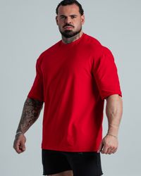 CAMISETA OVERSIZED BASIC VERMELHA