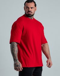 CAMISETA OVERSIZED BASIC VERMELHA